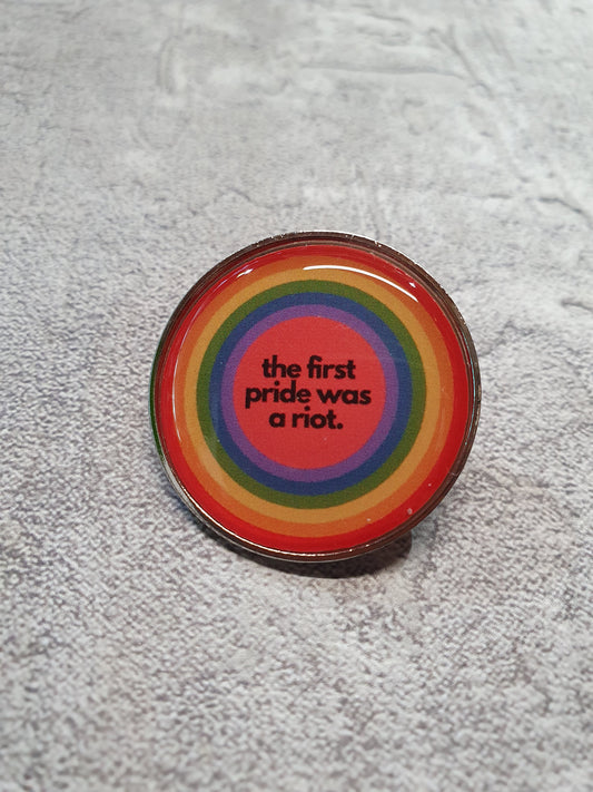 Pride Riot pin