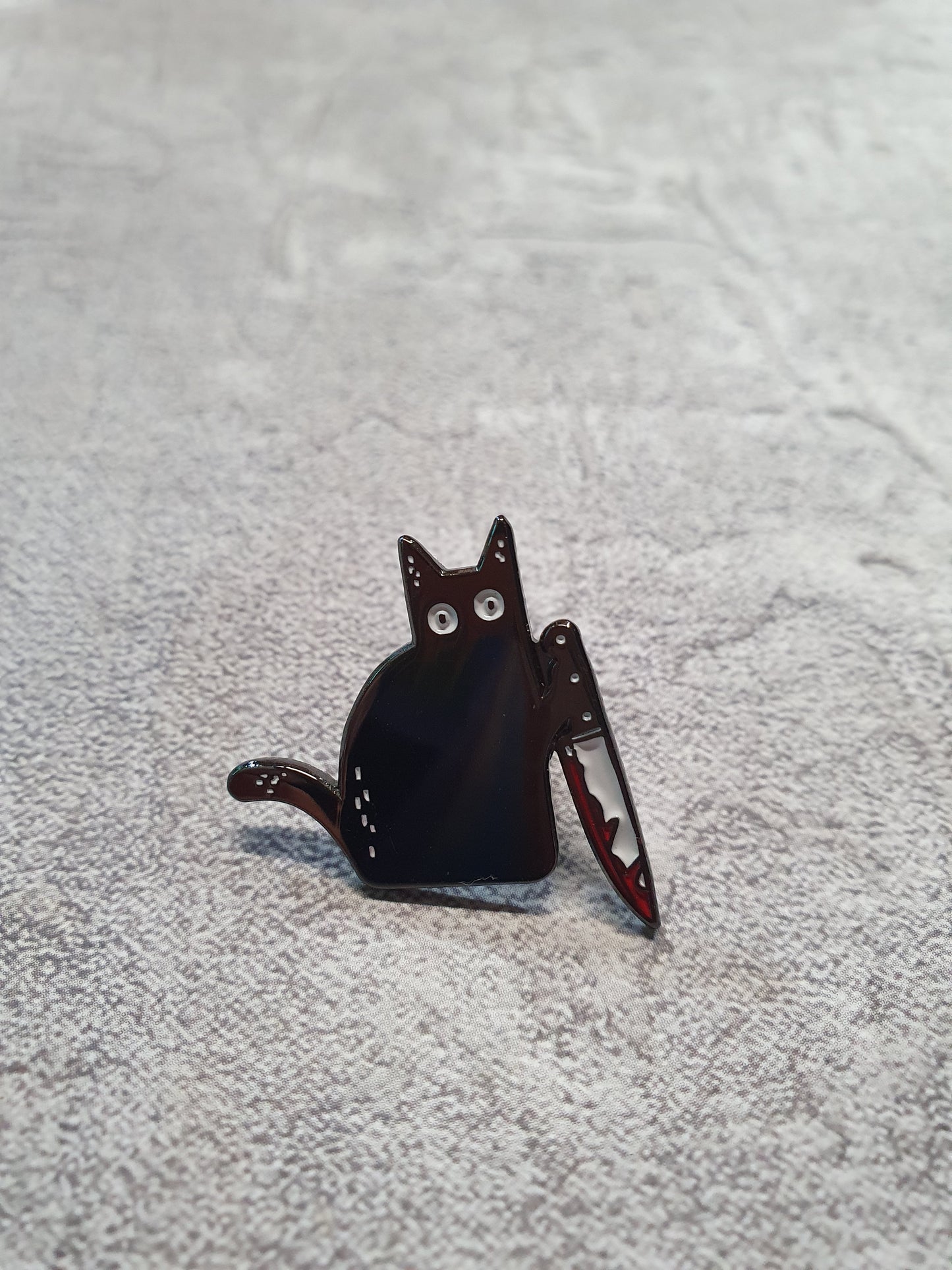 Stabby Cat pin