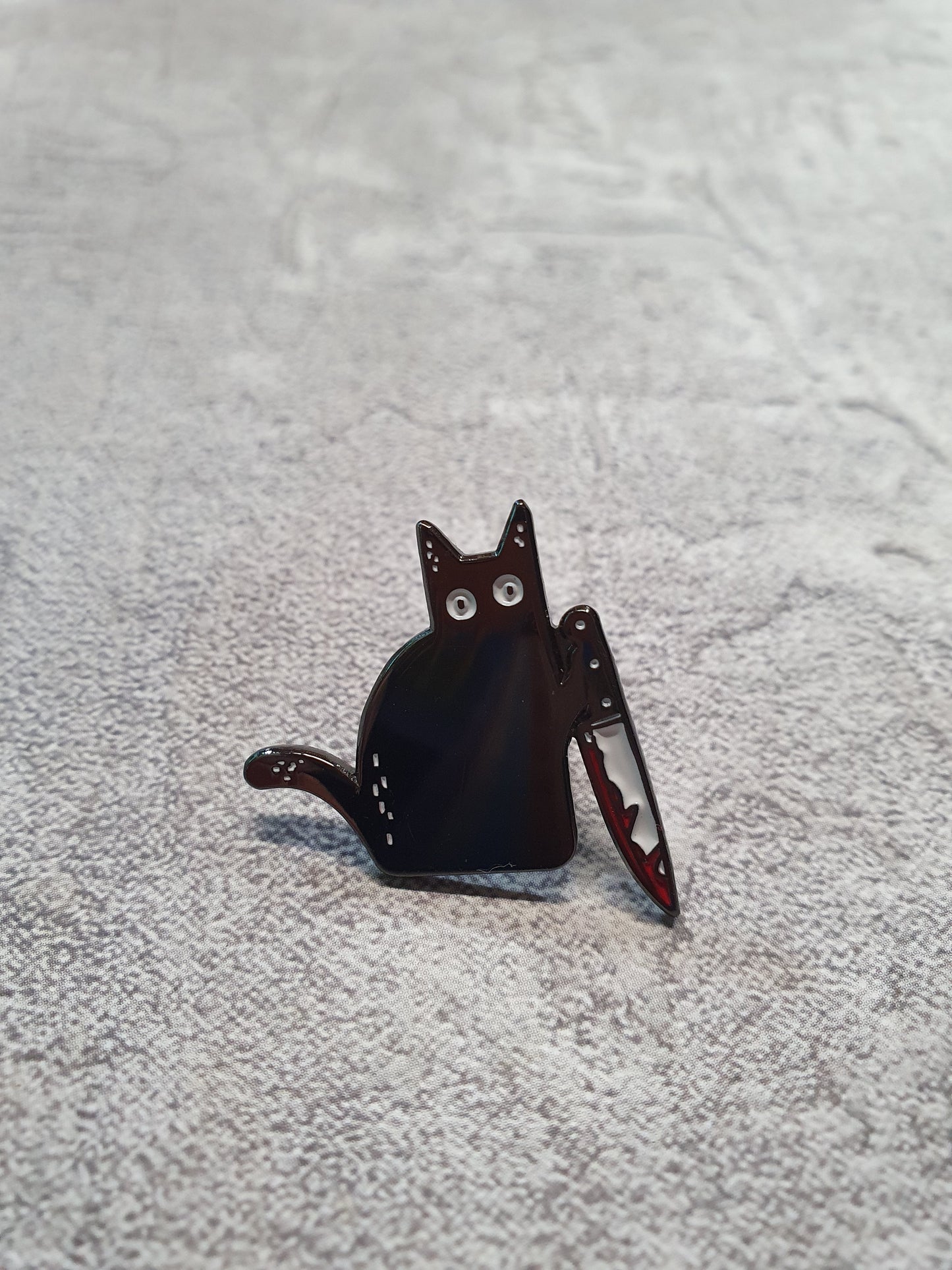 Stabby Cat pin