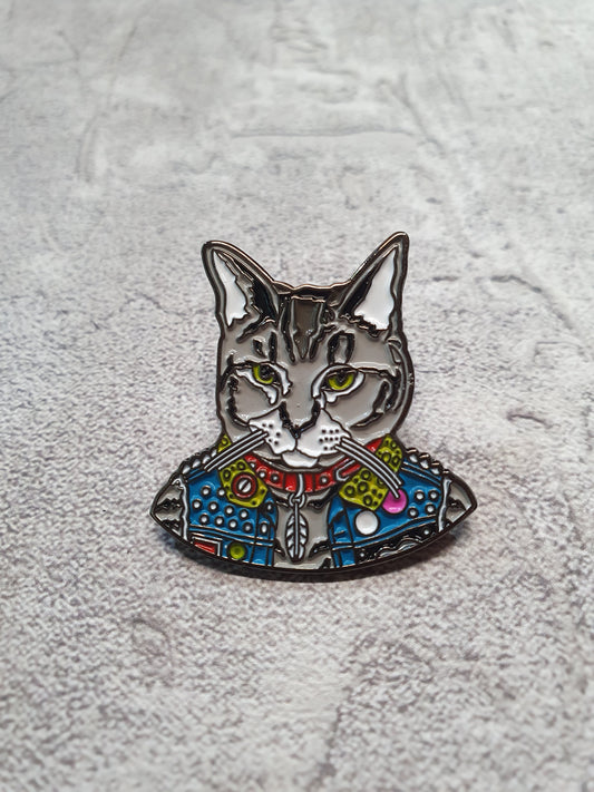 Punk Kitty Pin