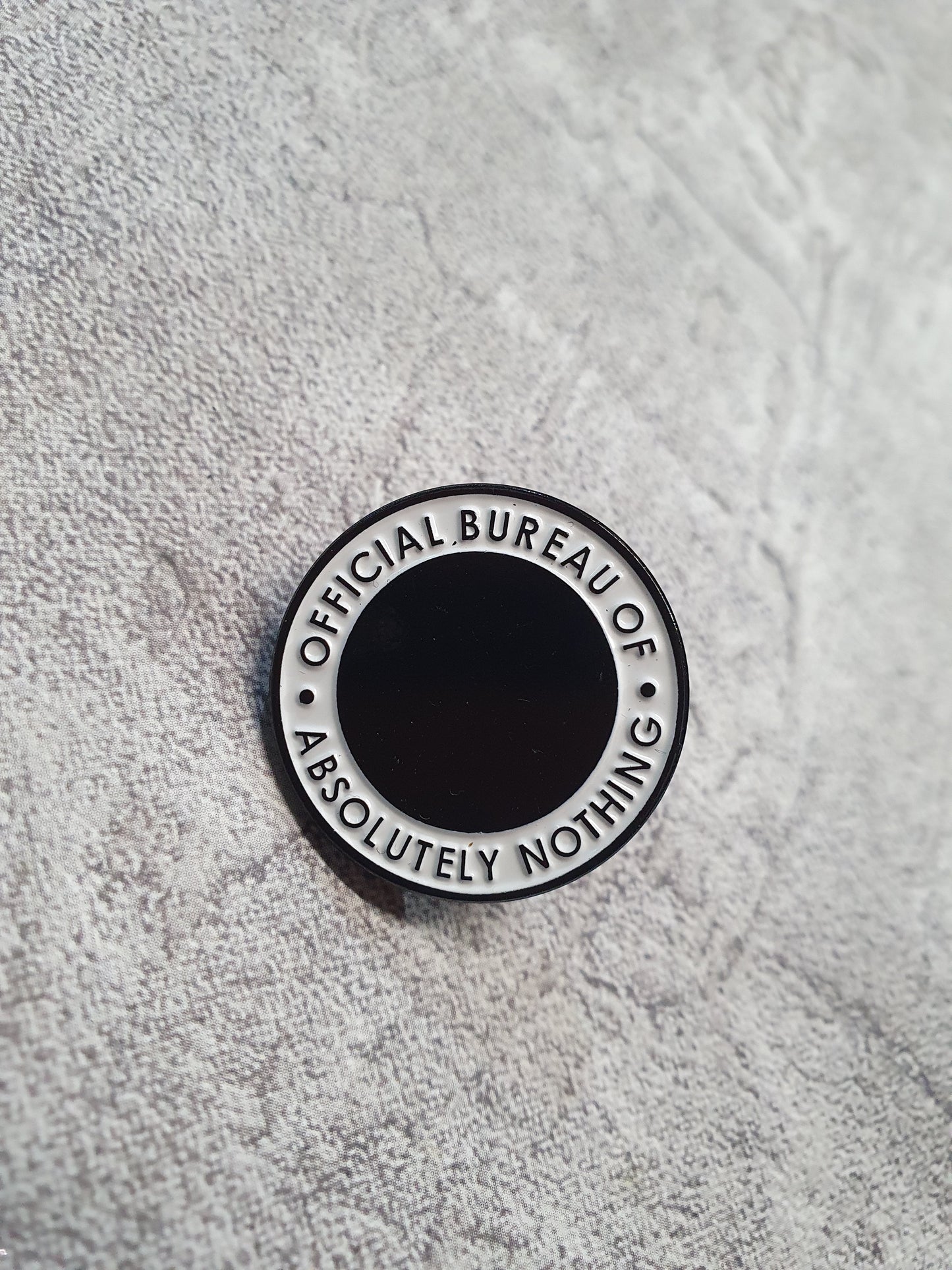 Bureau of Nothing Pin