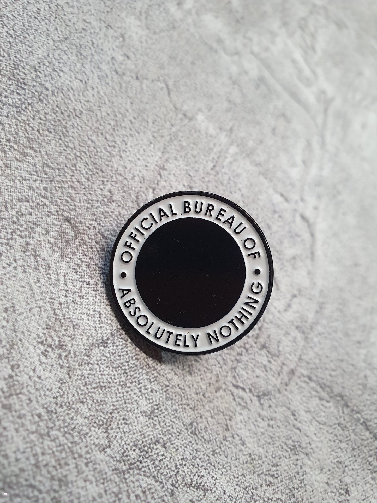 Bureau of Nothing Pin