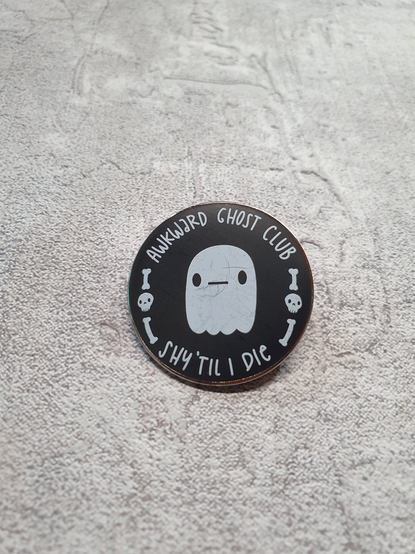 Awkward Ghost Pin