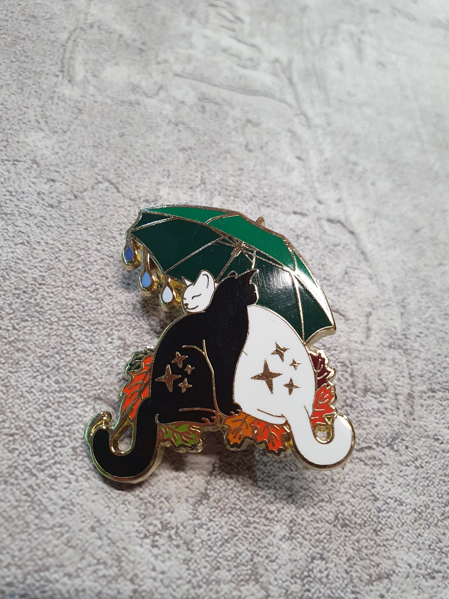 Umbrella Kitties Pin