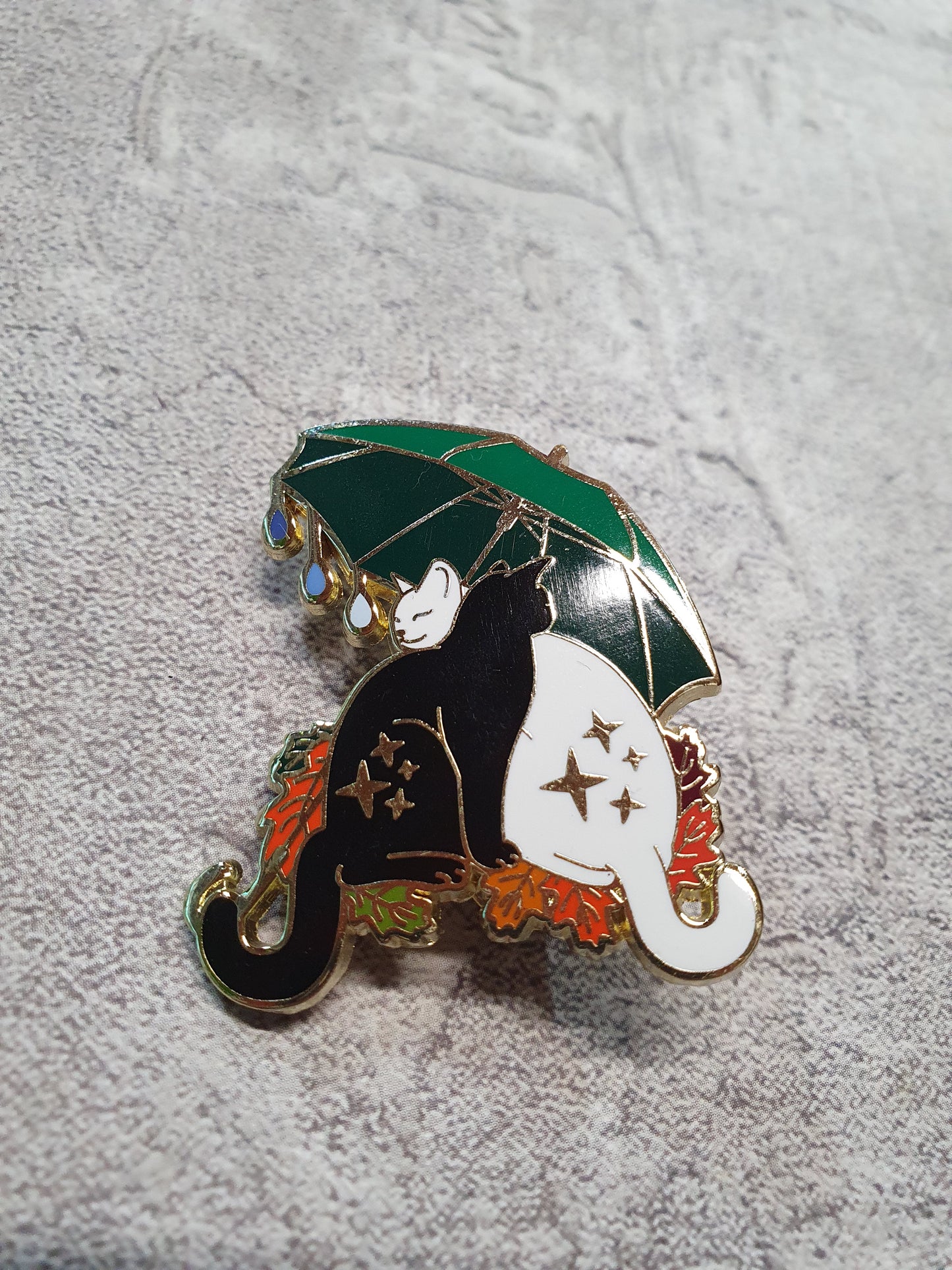 Umbrella Kitties Pin