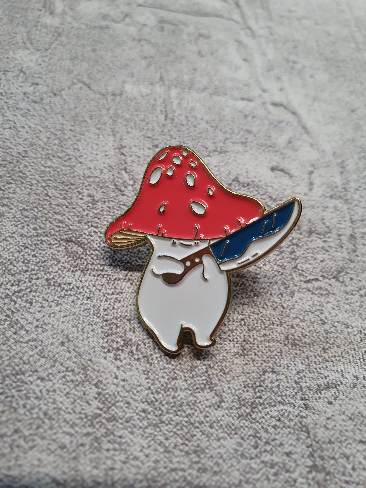 Stabby Shroom Pin