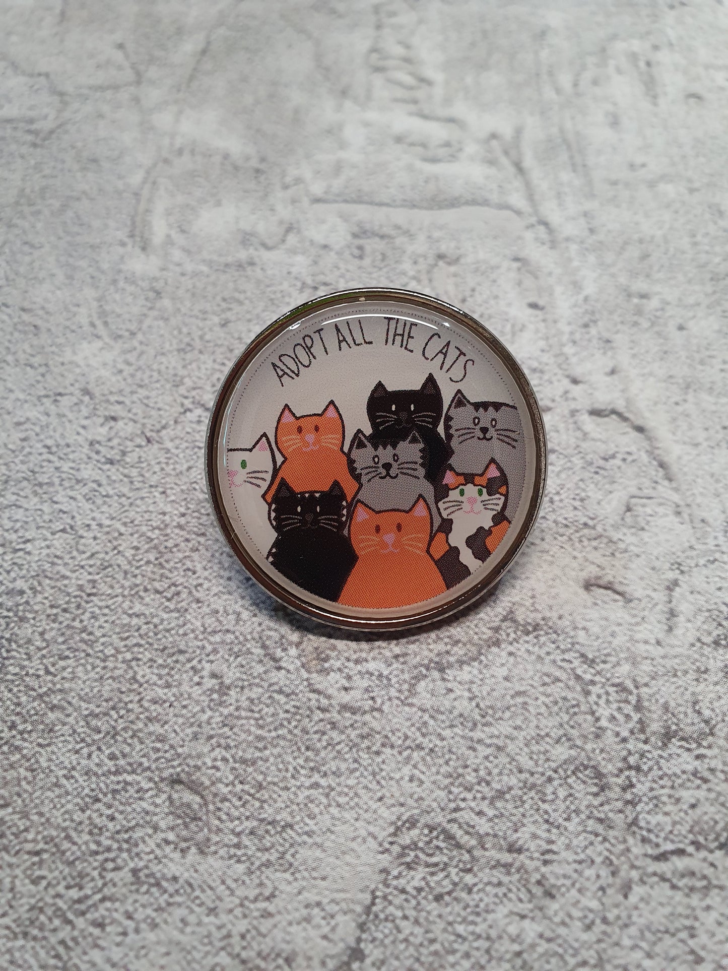 Adopt the Cats Pin